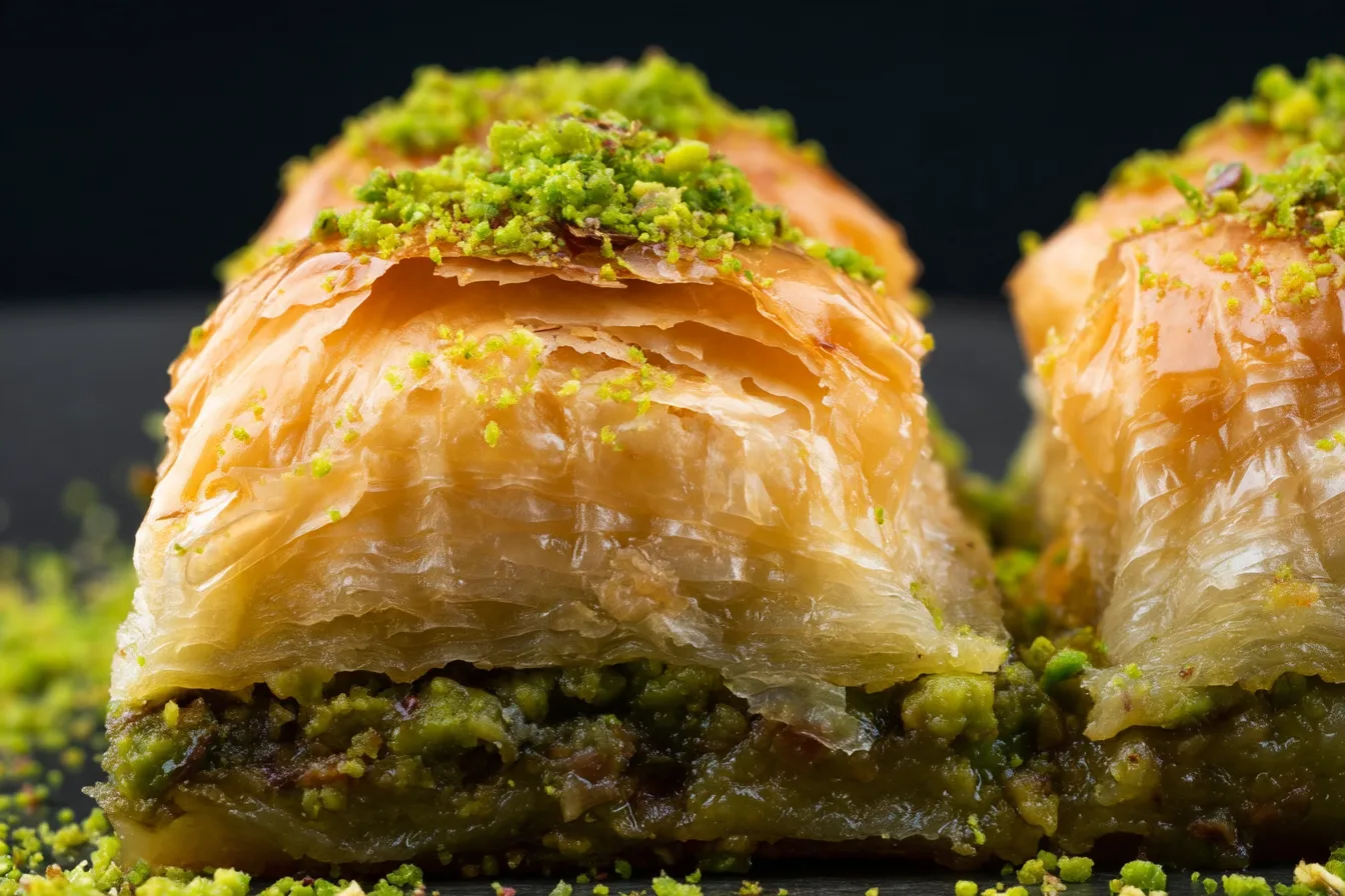 Baklava in der Nahaufnahme