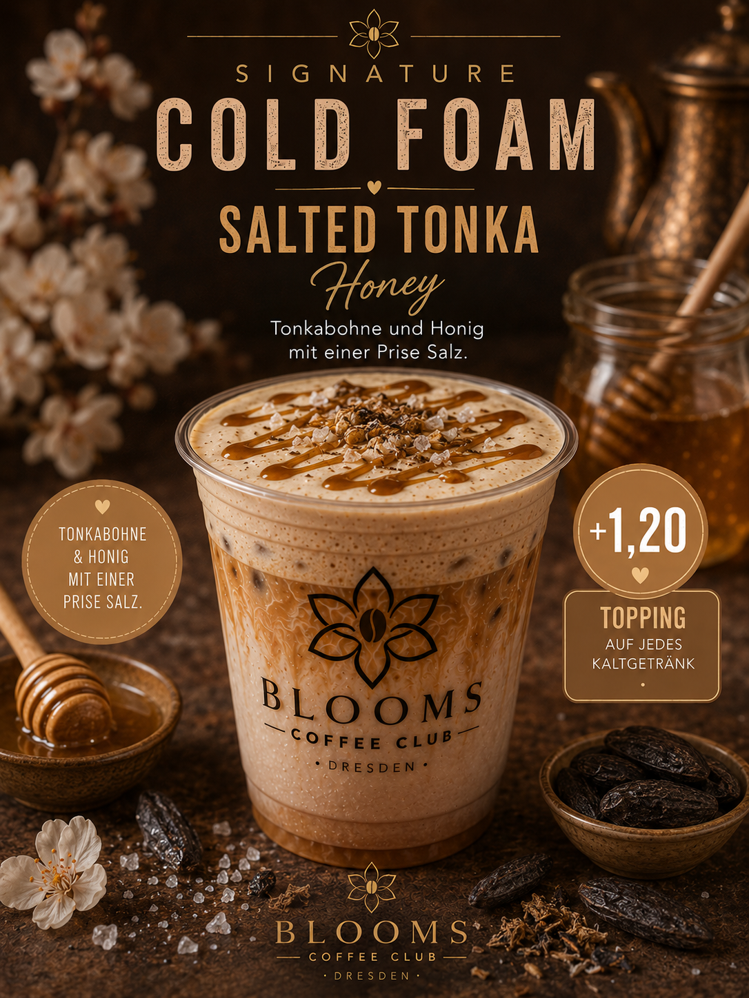 Cold Foam Salted Tonka Honey