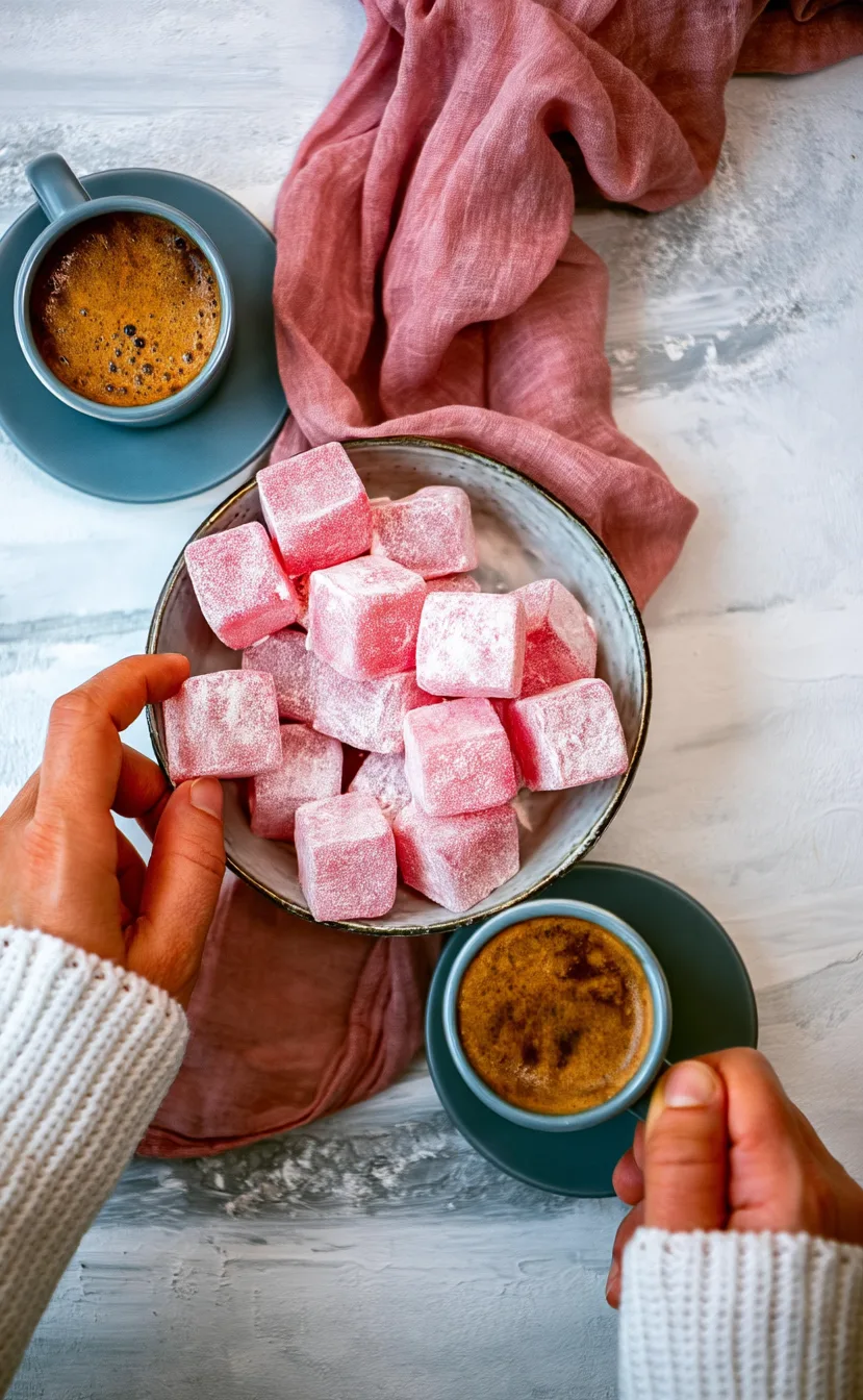 Turkish Delight mit Kaffee